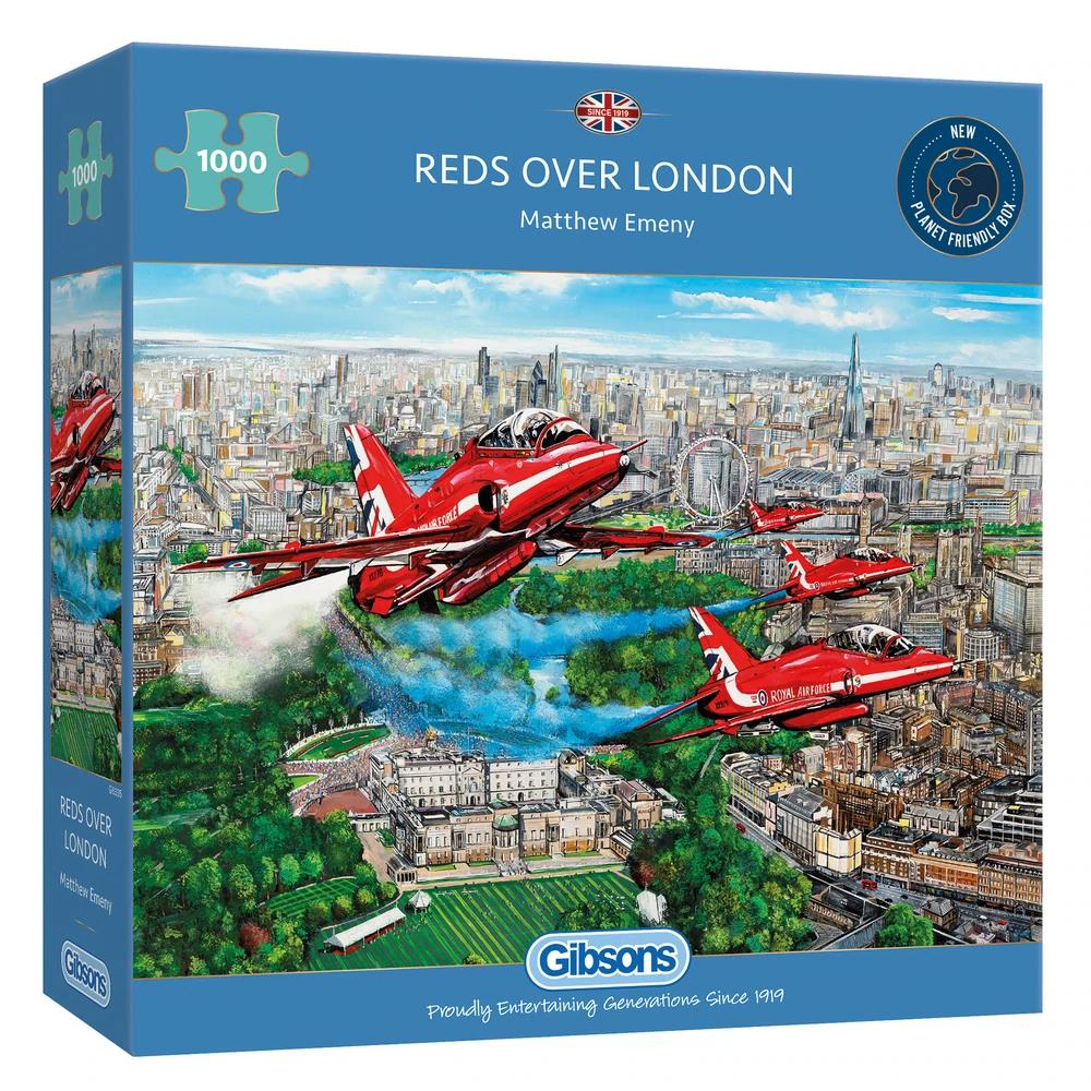 Gibsons Reds Over London 1000 pcs Puzzle